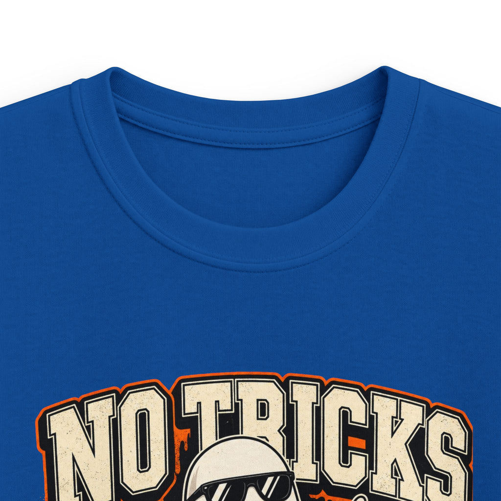 Kids Halloween T‑Shirt — "No Tricks Just Drip" Ghost Graphic