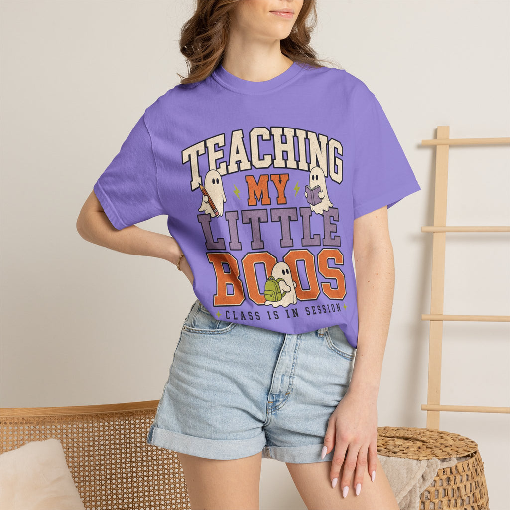 Teaching My Little Boos T-Shirt — Cute Halloween Teacher Tee