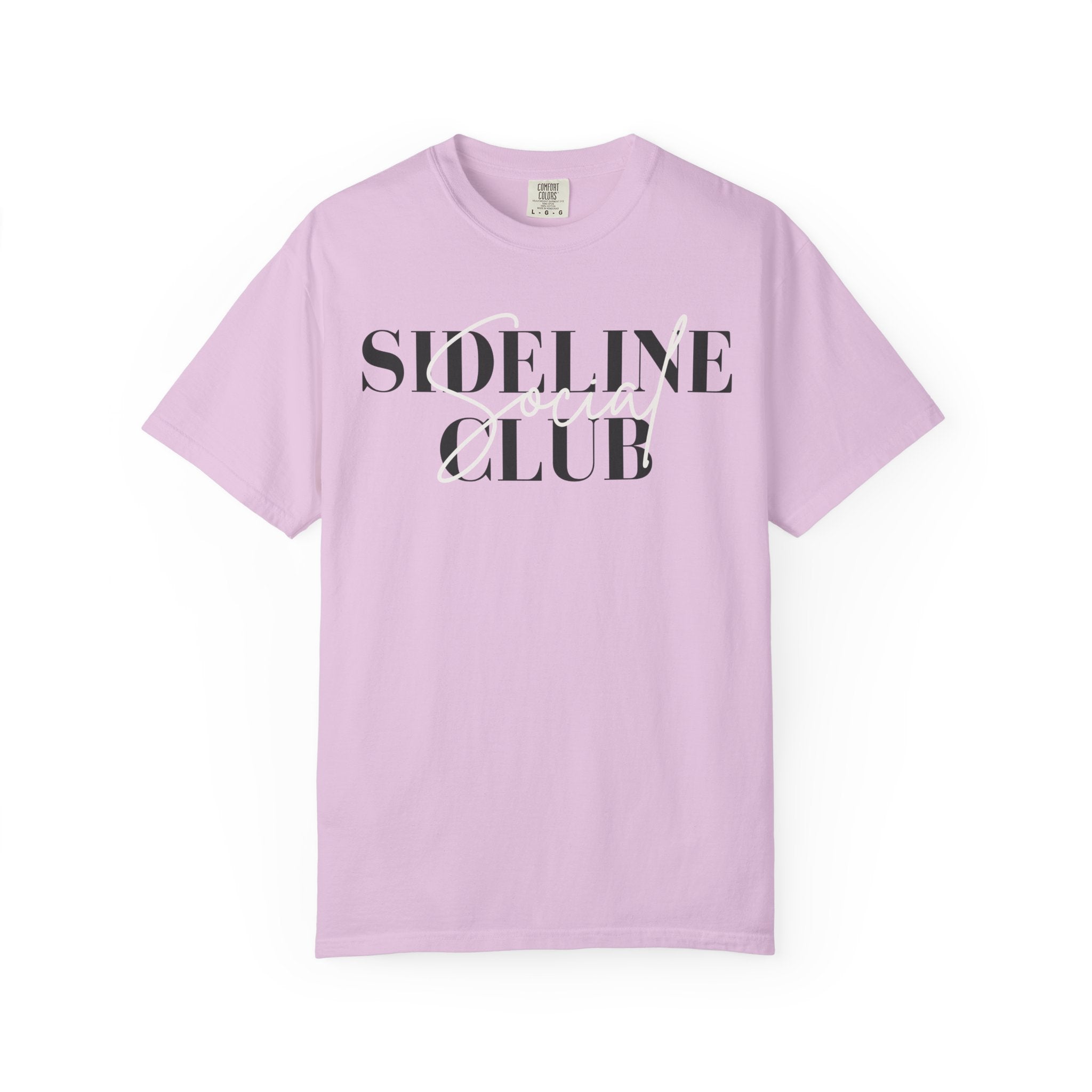 Sideline Social Club Shirt | Baseball Mom Shirt | Soccer Mom Tee | Football Mom Gift | Soft Graphic Tee | Sports Mom Apparel Game Day Shirt
