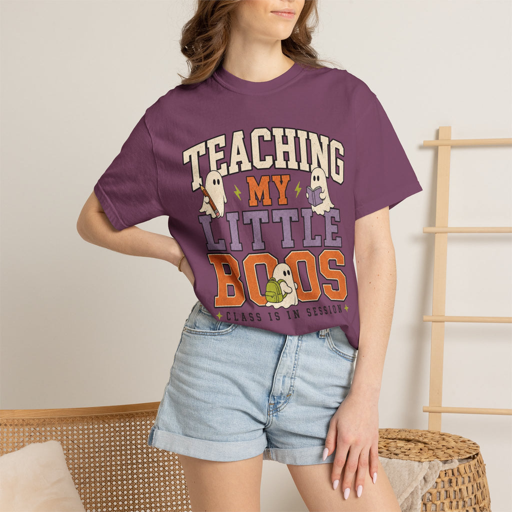 Teaching My Little Boos T-Shirt — Cute Halloween Teacher Tee
