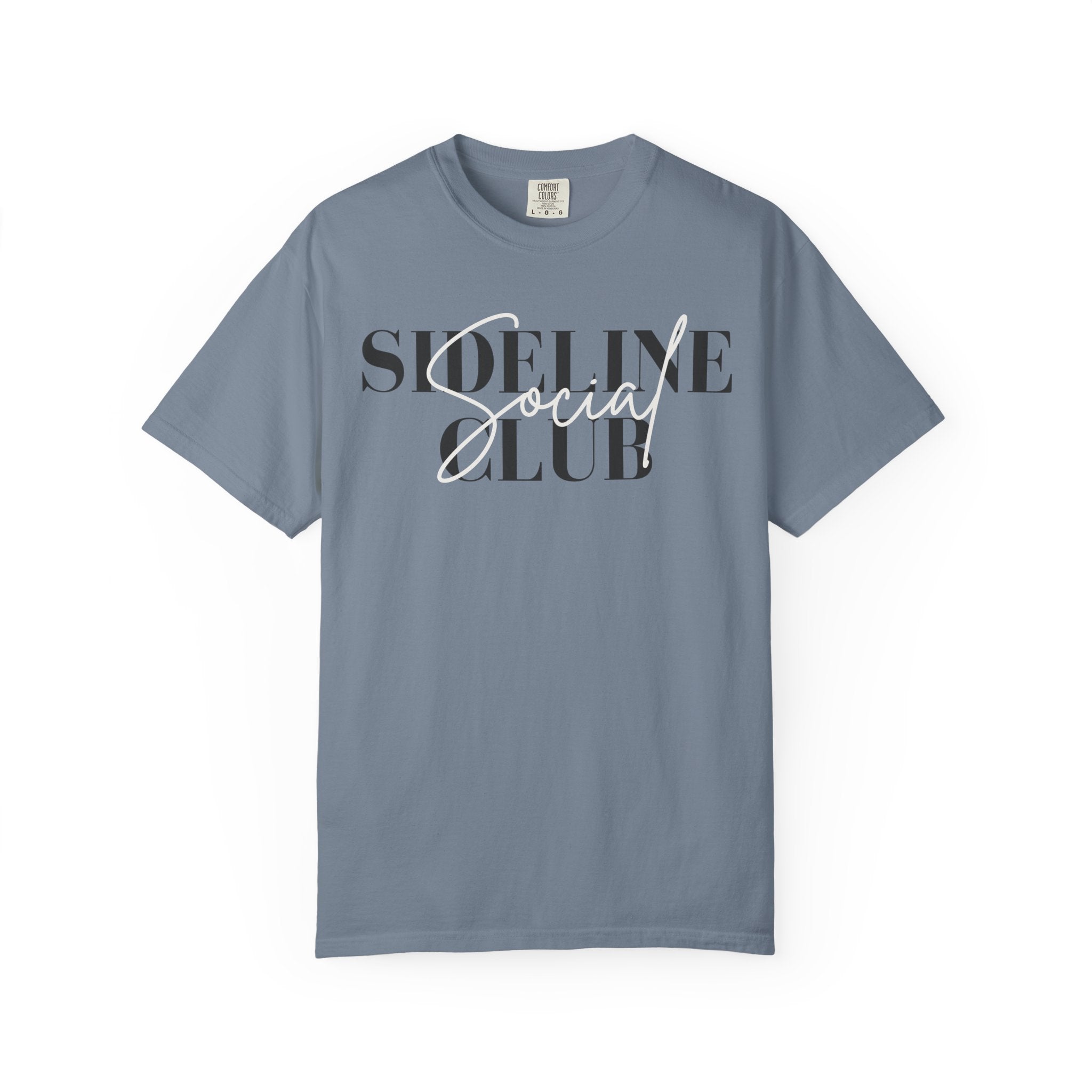 Sideline Social Club Shirt | Baseball Mom Shirt | Soccer Mom Tee | Football Mom Gift | Soft Graphic Tee | Sports Mom Apparel Game Day Shirt