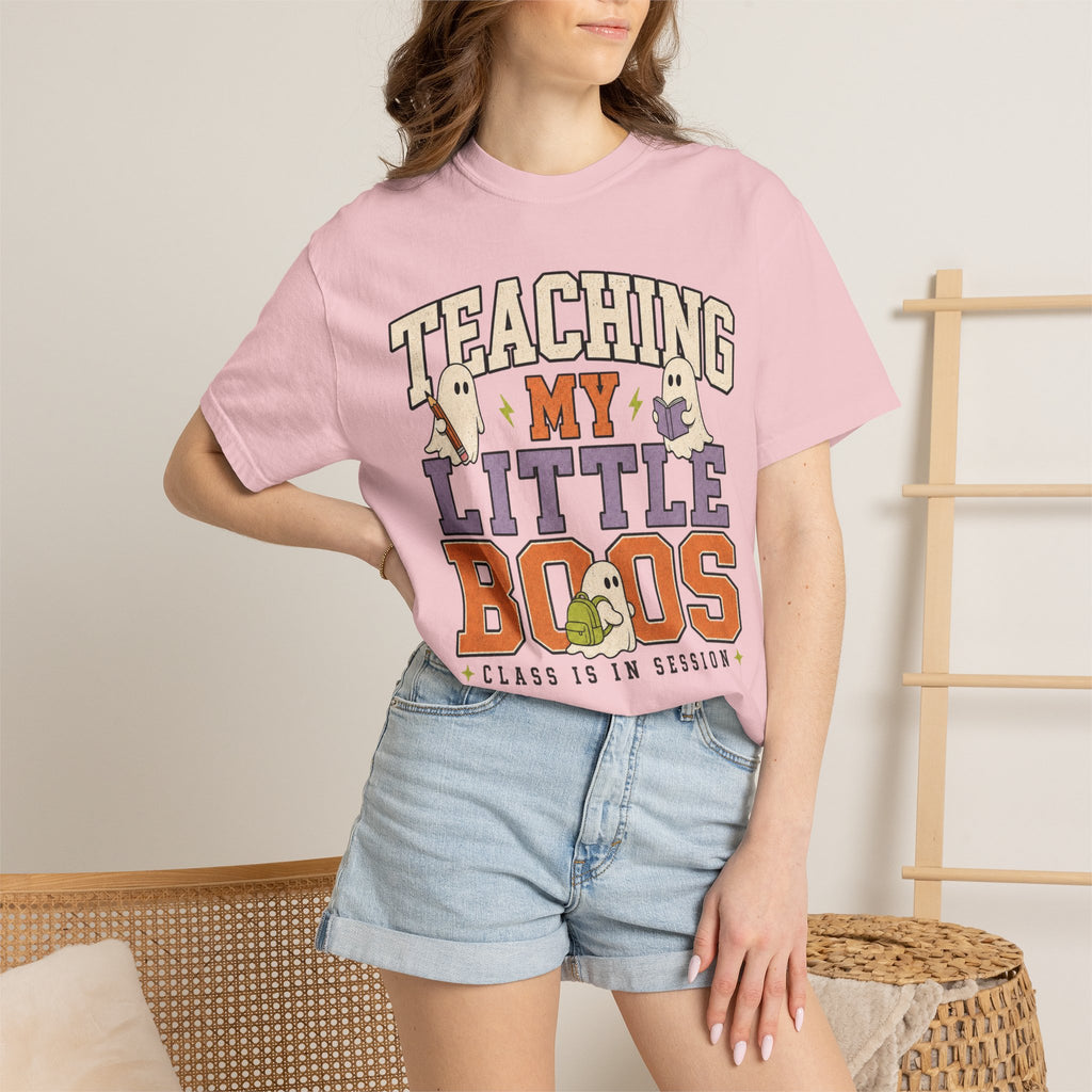 Teaching My Little Boos T-Shirt — Cute Halloween Teacher Tee