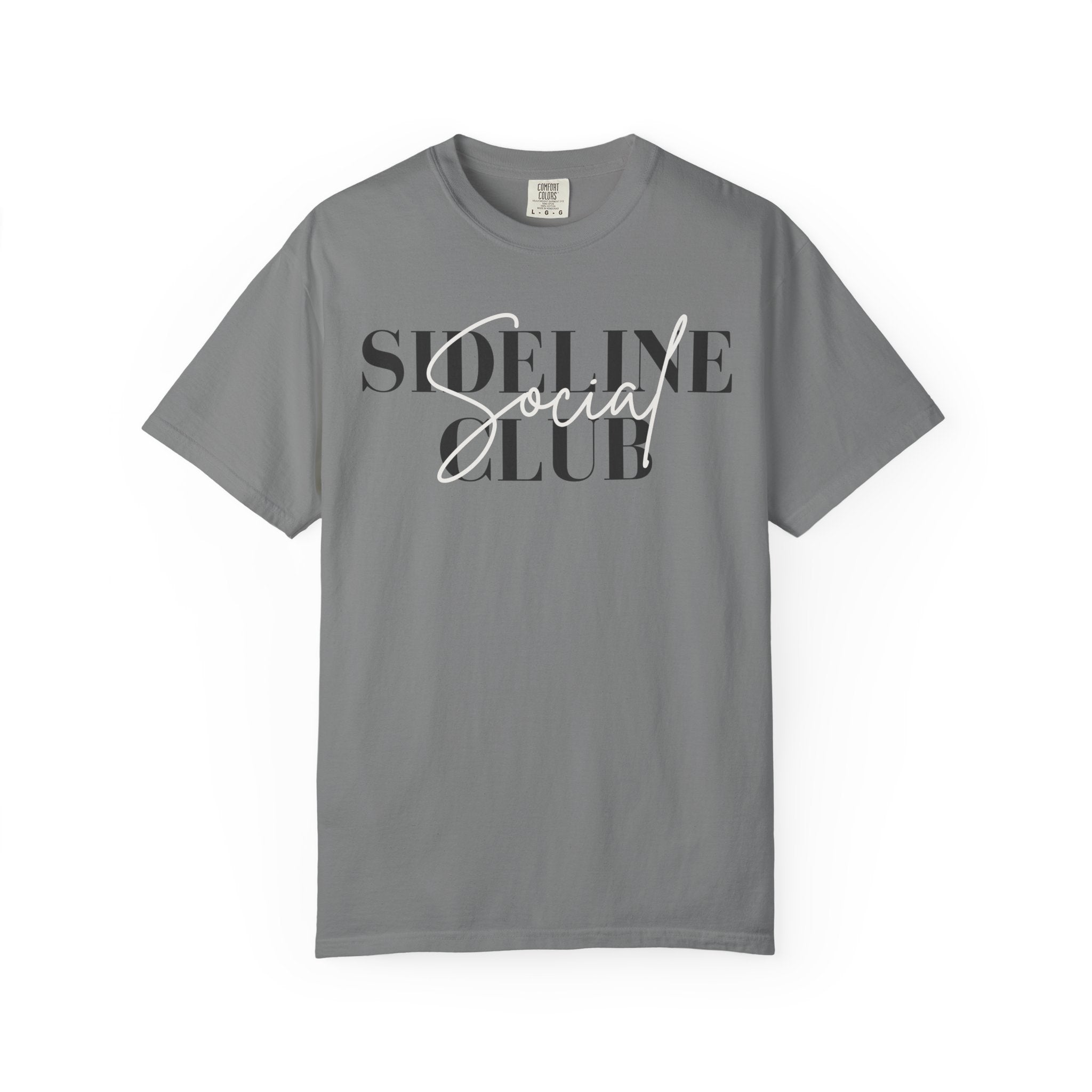 Sideline Social Club Shirt | Baseball Mom Shirt | Soccer Mom Tee | Football Mom Gift | Soft Graphic Tee | Sports Mom Apparel Game Day Shirt