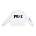 Essential Fleece Mock-Neck Crew Sweatshirt