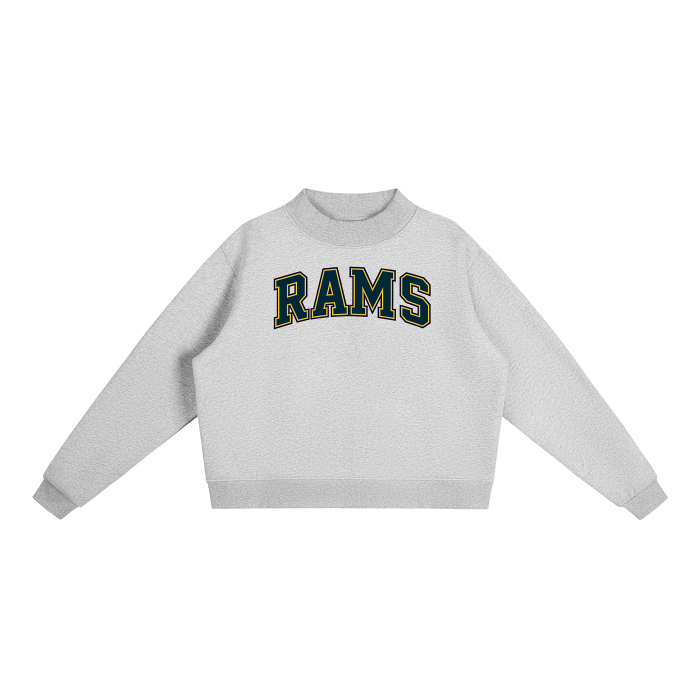 Rams Sideline Mock Neck Sweatshirt