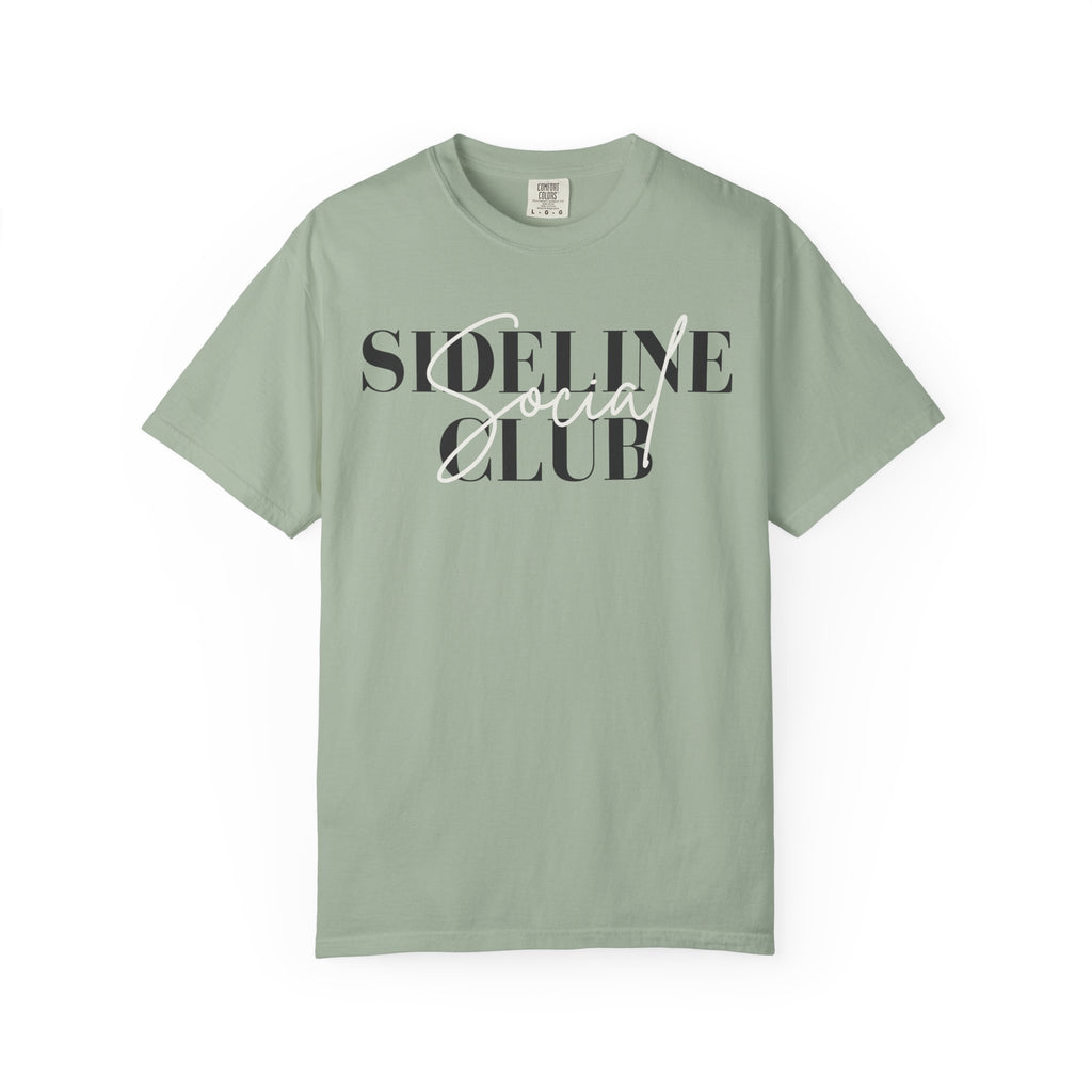 Sideline Social Club Shirt | Baseball Mom Shirt | Soccer Mom Tee | Football Mom Gift | Soft Graphic Tee | Sports Mom Apparel Game Day Shirt