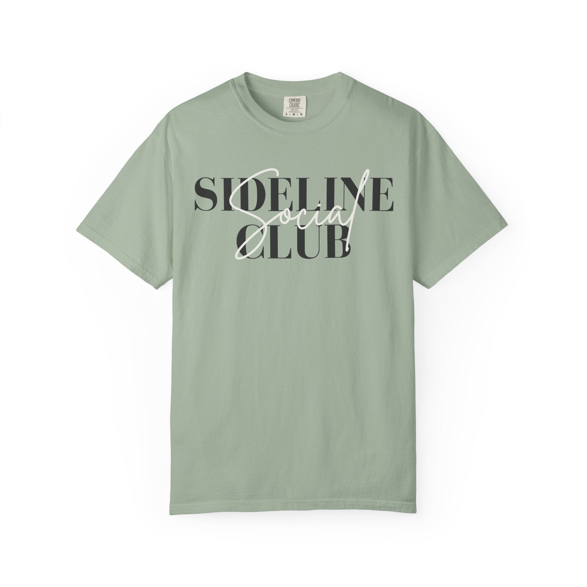 Sideline Social Club Shirt | Baseball Mom Shirt | Soccer Mom Tee | Football Mom Gift | Soft Graphic Tee | Sports Mom Apparel Game Day Shirt
