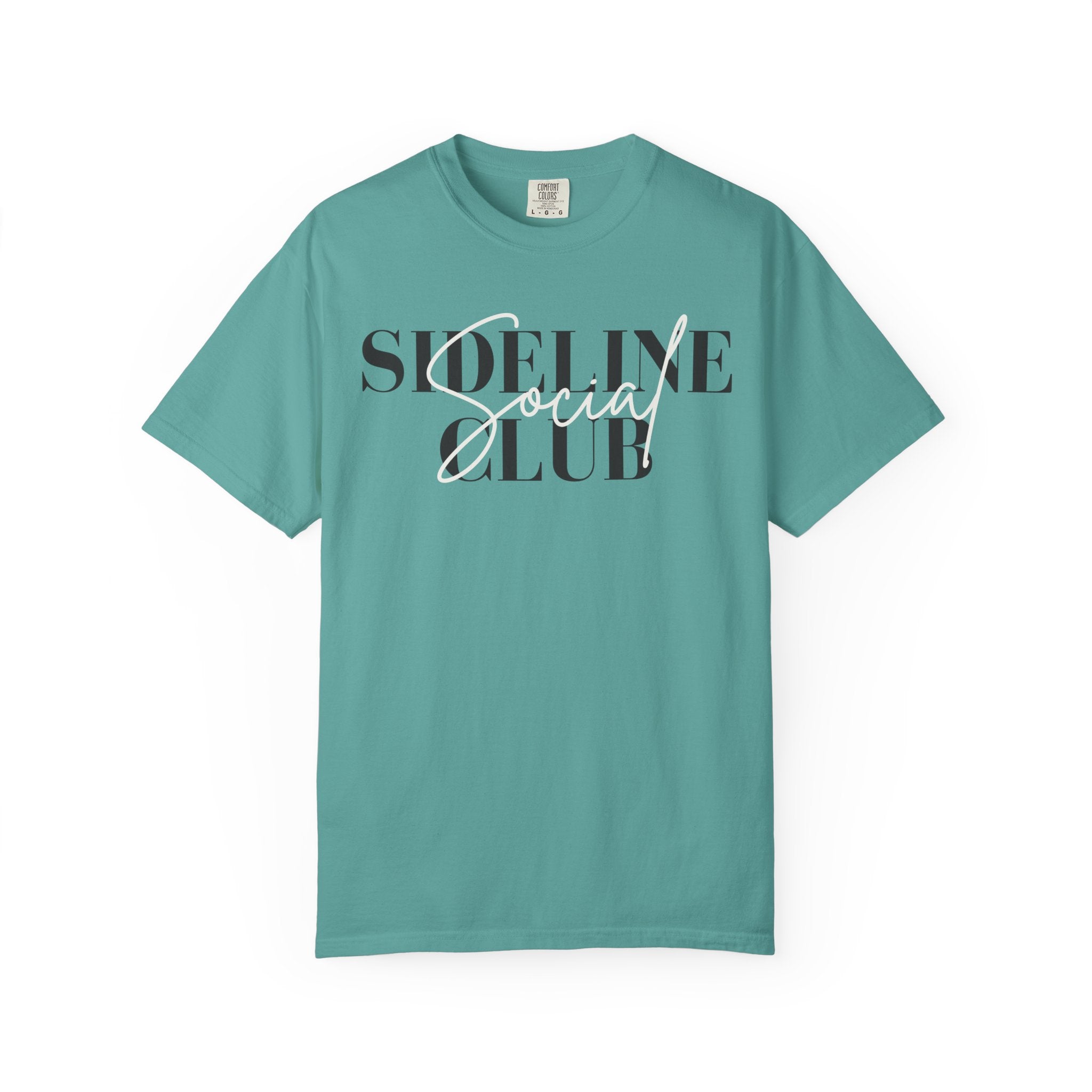 Sideline Social Club Shirt | Baseball Mom Shirt | Soccer Mom Tee | Football Mom Gift | Soft Graphic Tee | Sports Mom Apparel Game Day Shirt