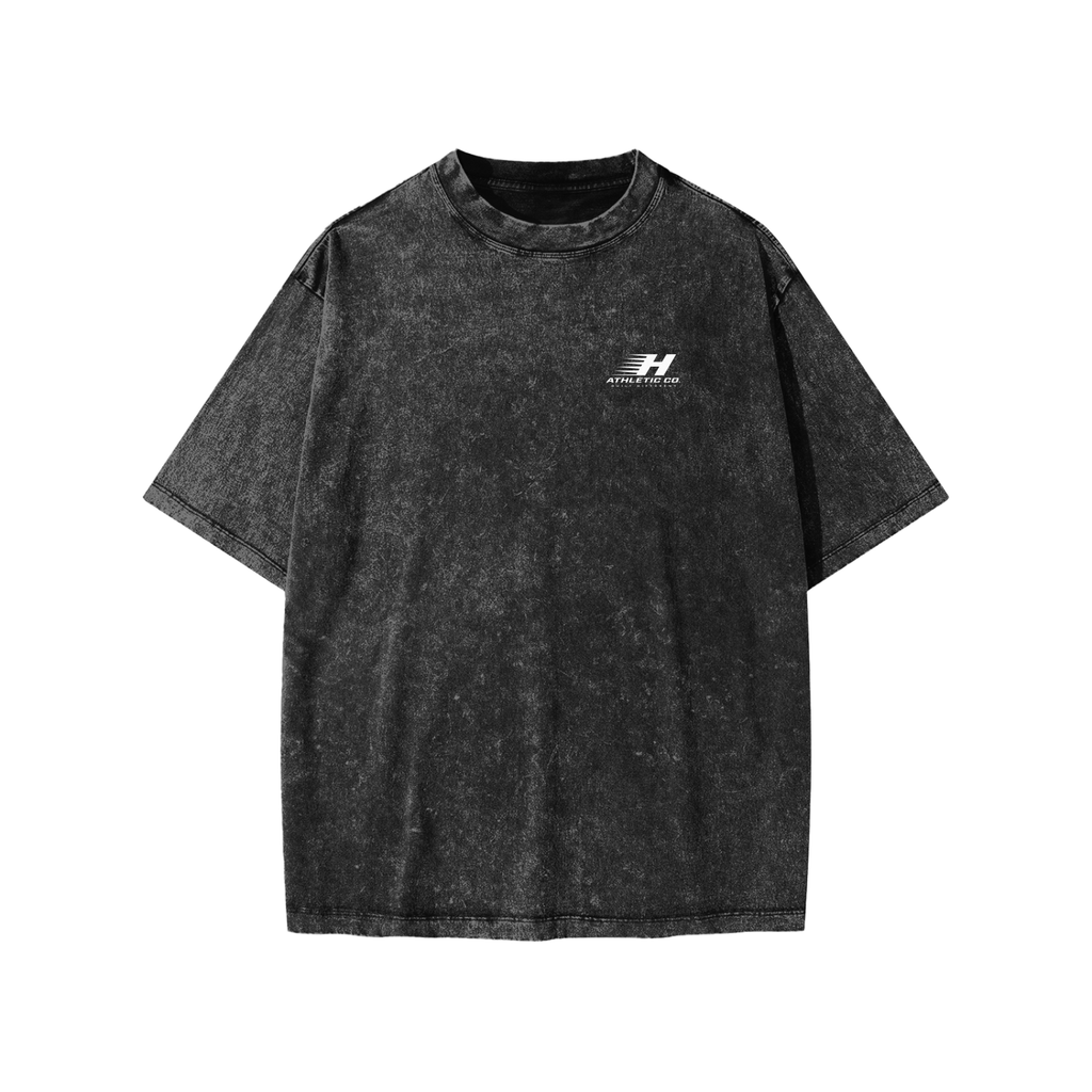 TOO FAST Washed Football Tee – Youth
