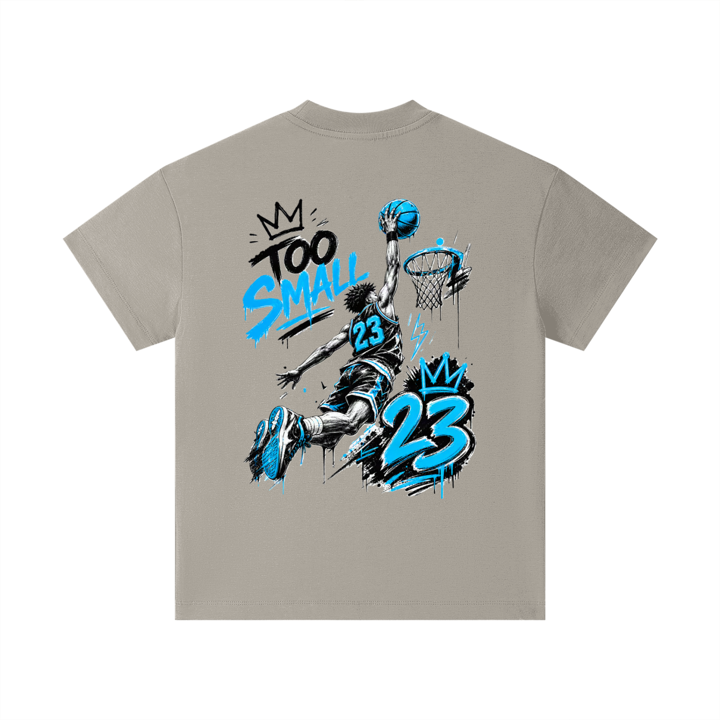 HUSTLE “Too Small” Basketball Tee | Kids