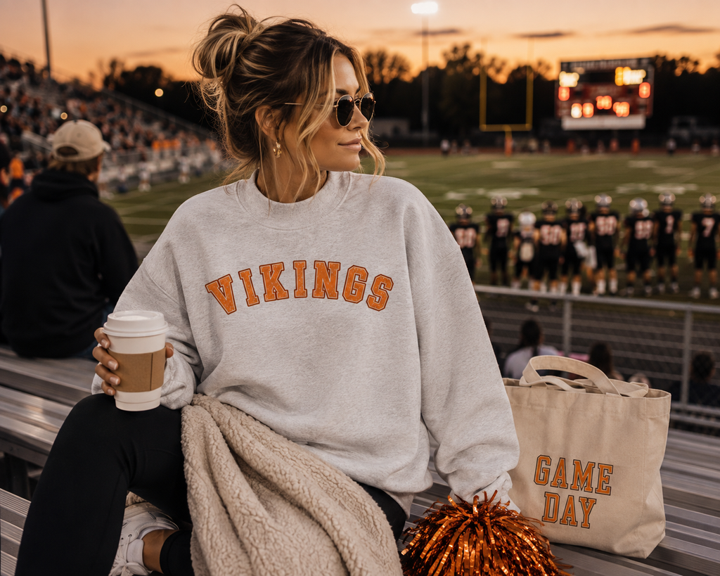 Vikings Sideline Mock Neck Sweatshirt