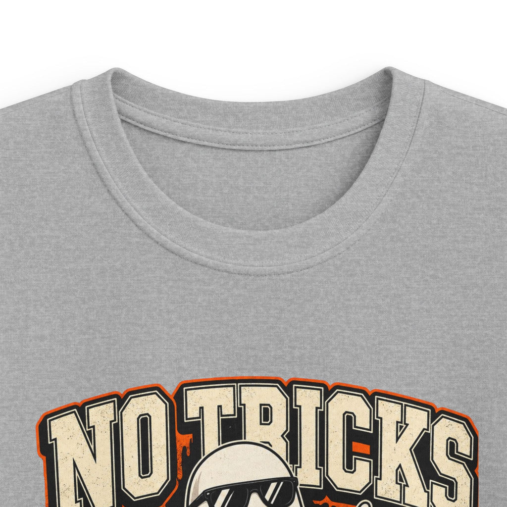 Kids Halloween T‑Shirt — "No Tricks Just Drip" Ghost Graphic