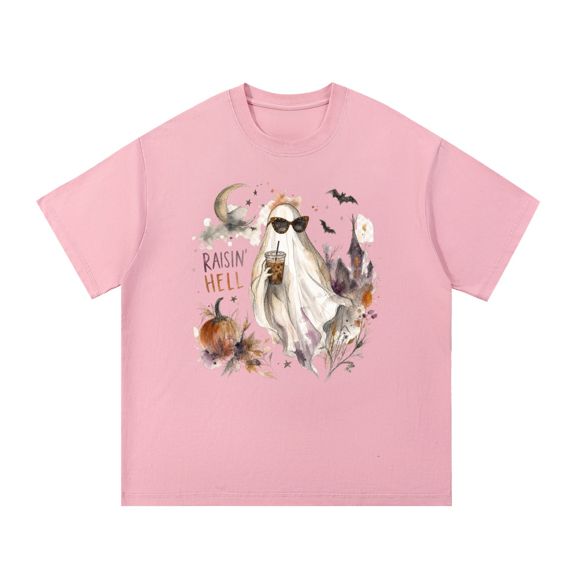 Raisin’ Hell Watercolor Ghost Tee
