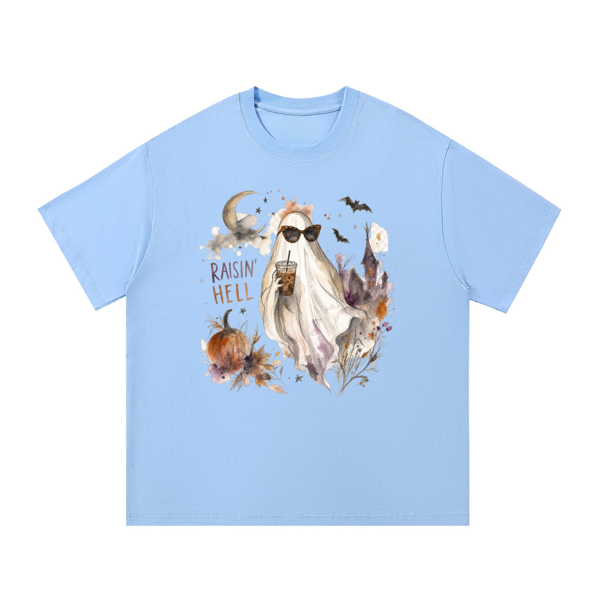 Raisin’ Hell Watercolor Ghost Tee