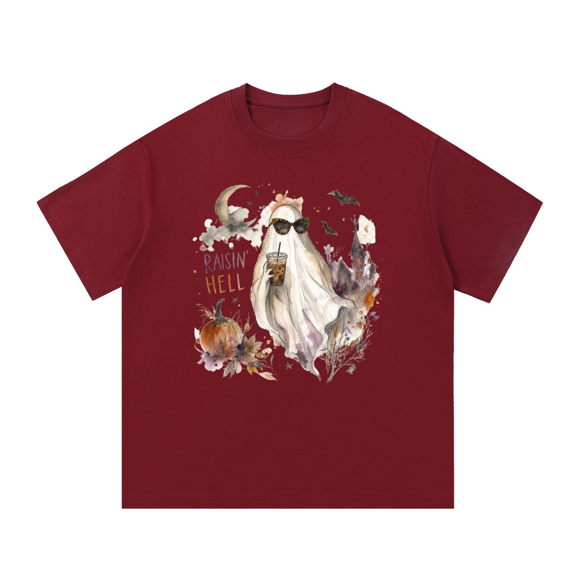 Raisin’ Hell Watercolor Ghost Tee