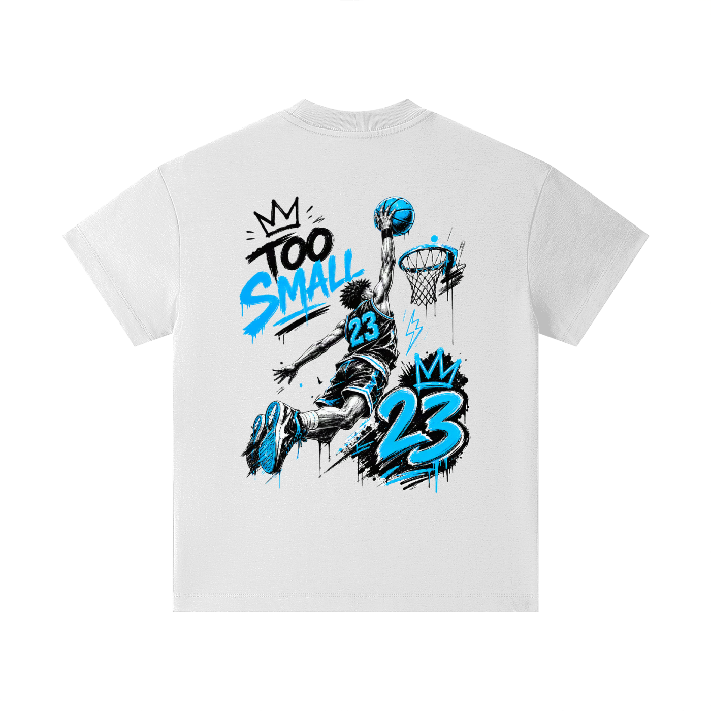 HUSTLE “Too Small” Basketball Tee | Kids