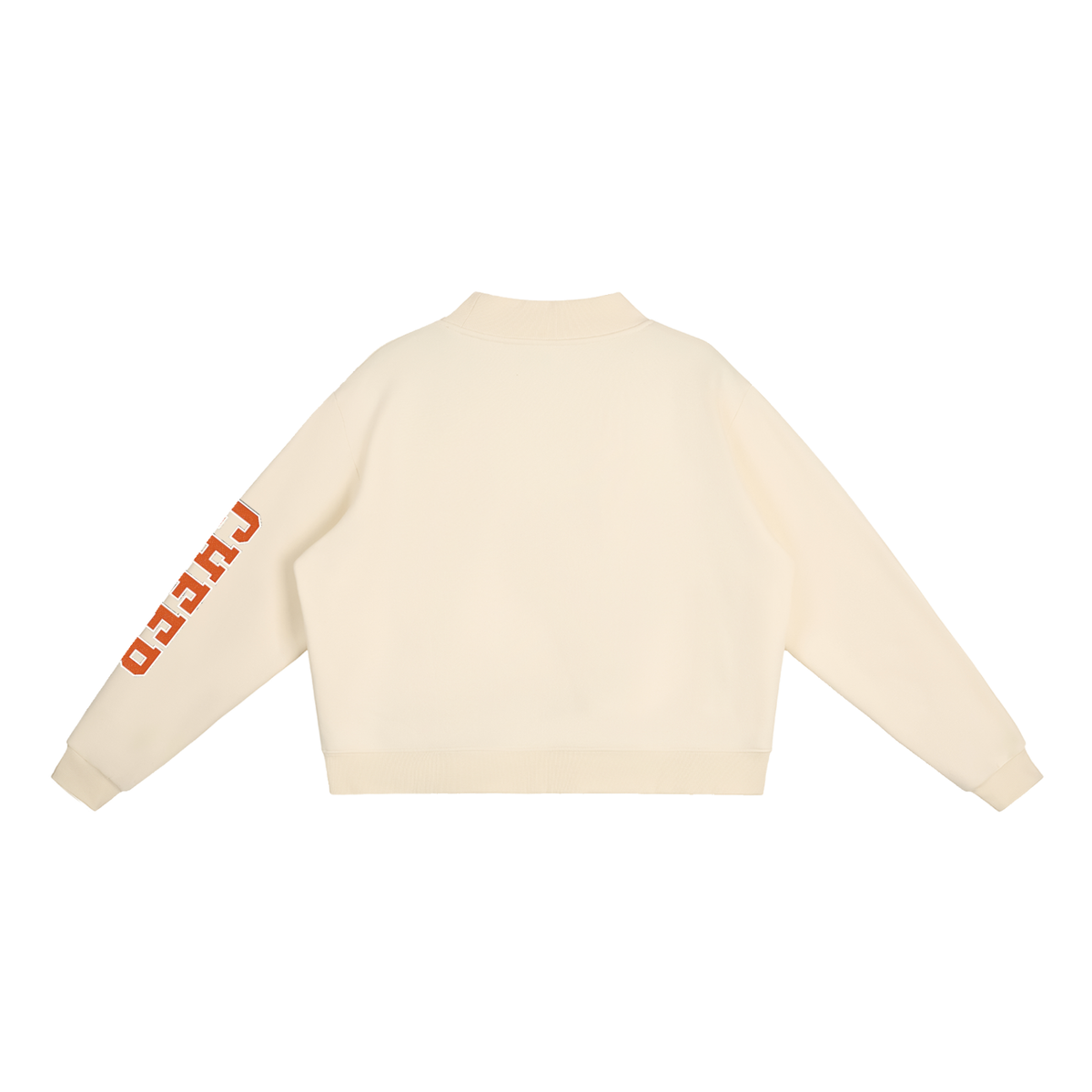 Essential Fleece Mock-Neck Crew Sweatshirt