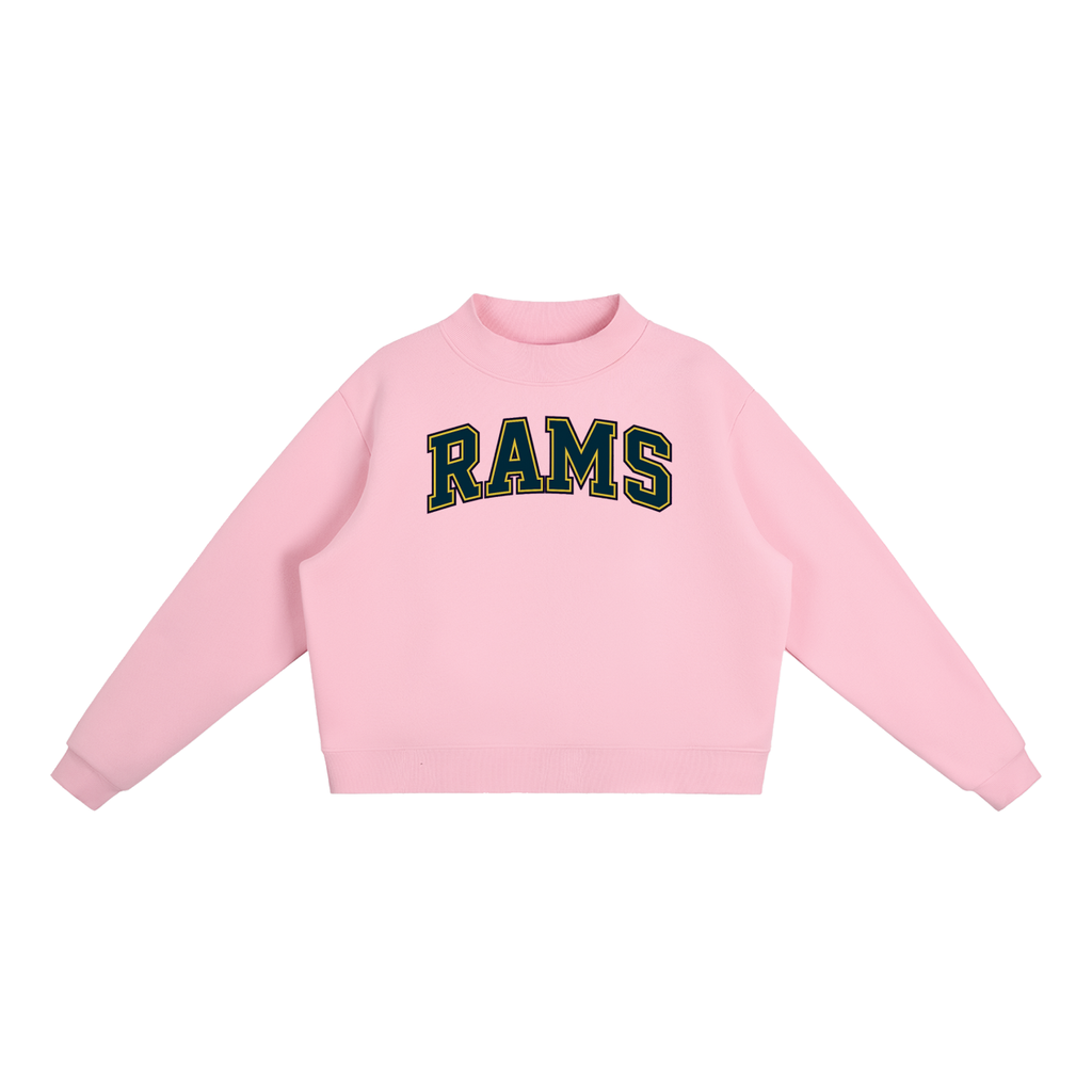 Rams Sideline Mock Neck Sweatshirt