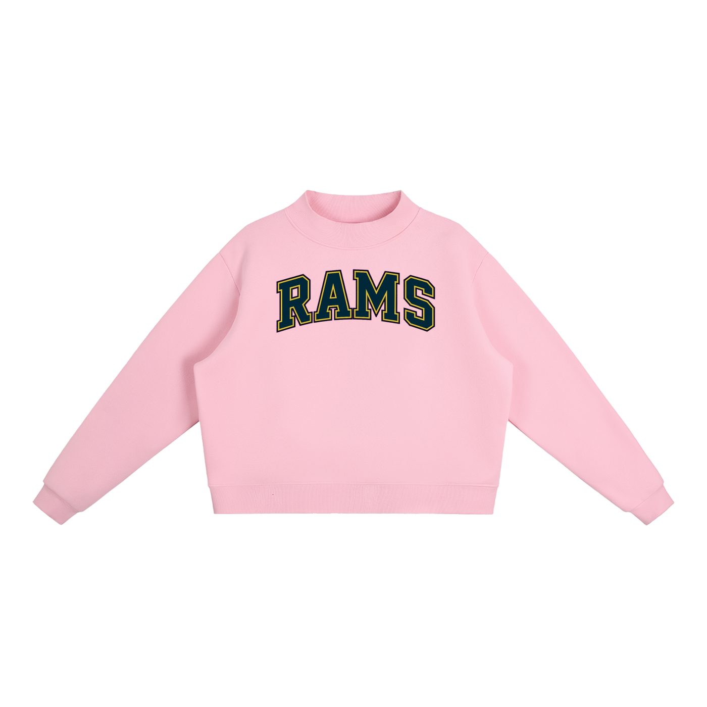 Rams Sideline Mock Neck Sweatshirt