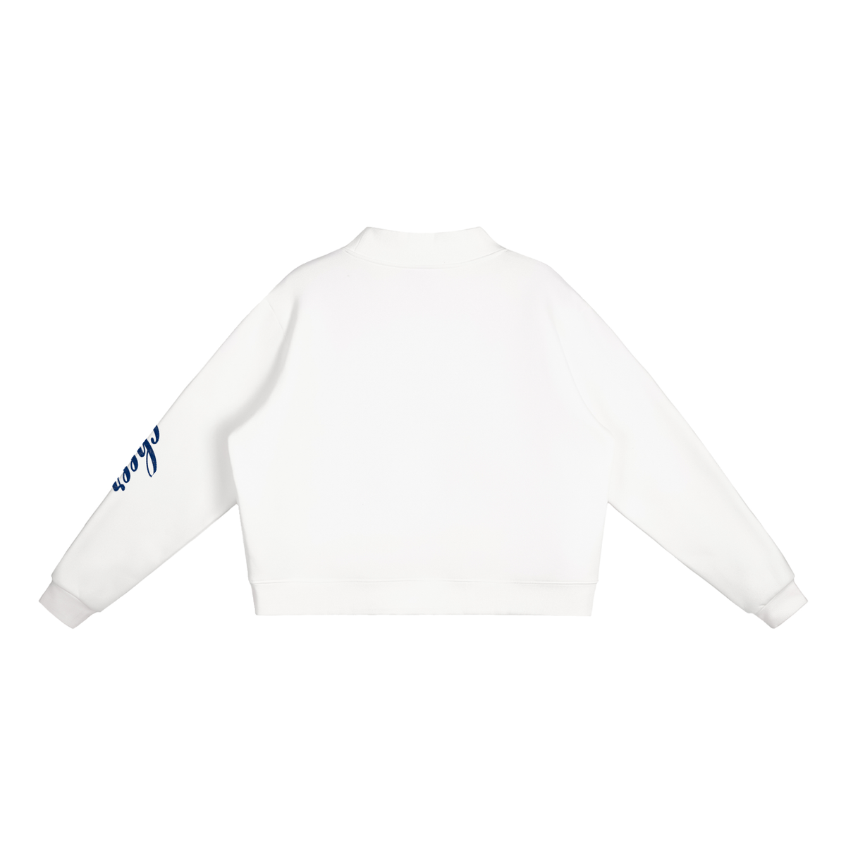 Essential Fleece Mock-Neck Crew Sweatshirt